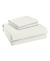 Color Sense 800 Thread Count Cotton Blend 4 Pc Sateen Sheet Set King In White