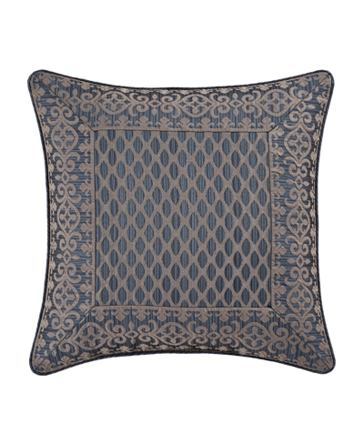 Five Queens Court Leah Decorative Pillow, 18" X 18" In Blue