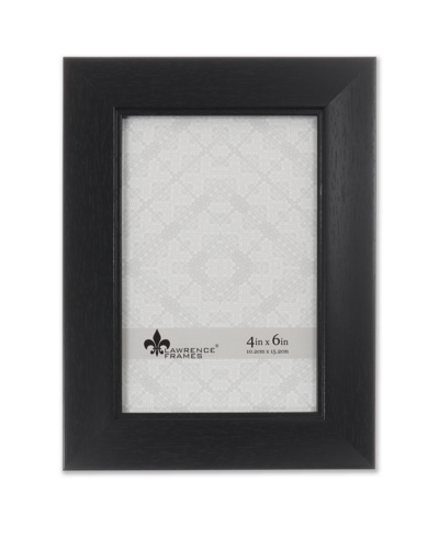Lawrence Frames Suffolk Picture Frame, 4" X 6" In Black