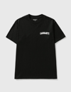 Carhartt Black University Script T-shirt In Black