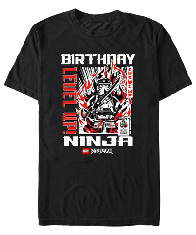 Fifth Sun Men's Lego Ninjago Birthday Ninja Short Sleeve T-shirt In Black