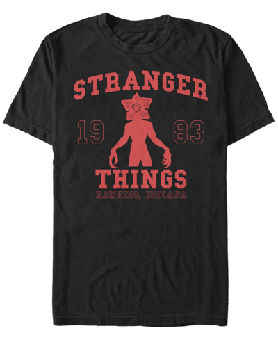 Fifth Sun Men's Stranger Things St Collegiate Short Sleeve T-shirt In Black