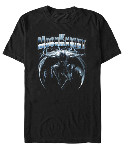 Fifth Sun Men's Moon Knight Dark Rain Short Sleeve T-shirt In Black
