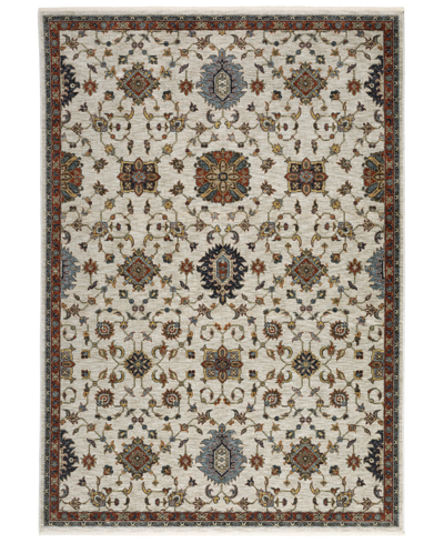 Jhb Design Devine Dev51w1 5'3" X 7'6" Area Rug In Ivory