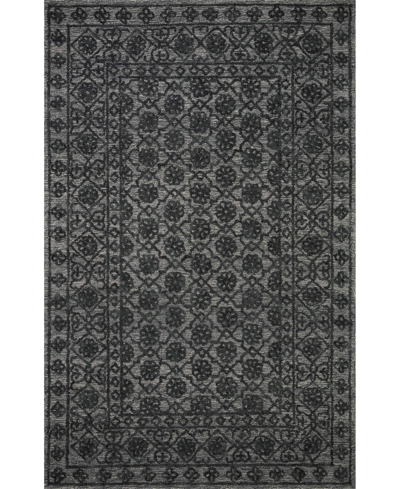 Spring Valley Home Cecelia Cec-01 5' X 7'6" Area Rug In Onyx