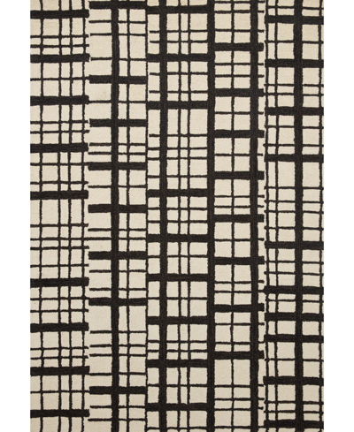 Chris Loves Julia Polly Pol-02 5' X 7'6" Area Rug In Black