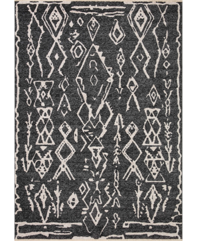 Spring Valley Home Vance Van-07 5'3"x7'9" Area Rug In Charcoal