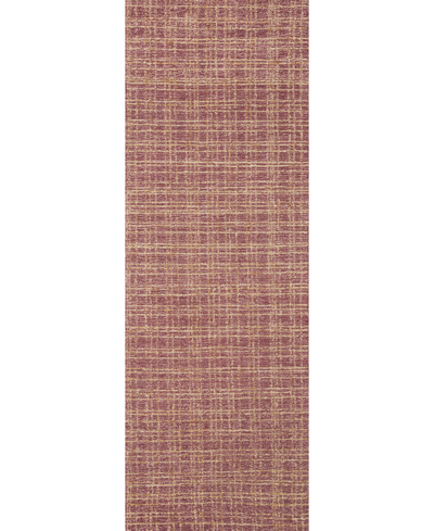 Chris Loves Julia Polly Pol-03 2'6" X 7'6 Runner" Area Rug In Cranberry