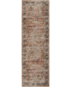 D Style Jericho Jc1 2'6" X 10' Runner Area Rug In Taupe