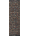 D Style Jericho Jc10 2'6" X 8' Runner Area Rug In Midnight