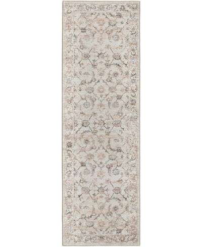 D Style Basilic Bas4 2'6" X 10' Runner Area Rug In Multi