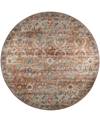 D Style Jericho Jc1 8' X 8' Round Area Rug In Taupe