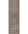 D Style Jericho Jc7 2'6" X 12' Runner Area Rug In Coffee