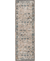 D Style Jericho Jc4 2'6" X 8' Runner Area Rug In Taupe