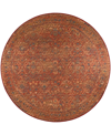 D Style Jericho Jc3 6' X 6' Round Area Rug In Paprika