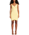 BB DAKOTA BY STEVE MADDEN BB DAKOTA BY STEVE MADDEN WOMEN'S BUTTER YOU UP RUCHED BODYCON DRESS