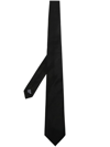 Emporio Armani Silk Tie In Black