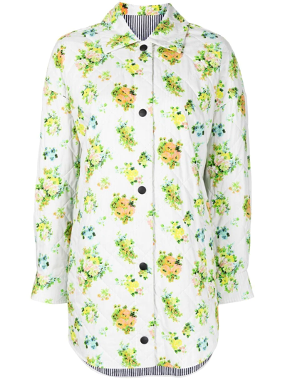 Msgm White Cotton Jacket