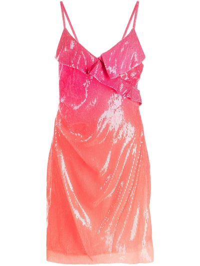 derek lam pink dress 10 Crosby Derek Lam Women's Emma Long Sleeve Dress - Pink
