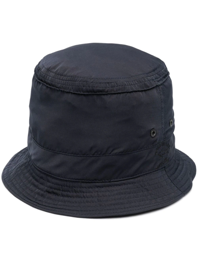 Paul & Shark Logo-embroidered Bucket Hat In Blue