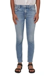 Citizen Of Humanity Skyla Mid-rise Slim-fit Stretch-denim Jeans In Julep
