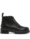 Carvela Trinket Leather Ankle Boots In Black
