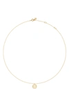 Tory Burch Miller Pendant Necklace In Tory Gold