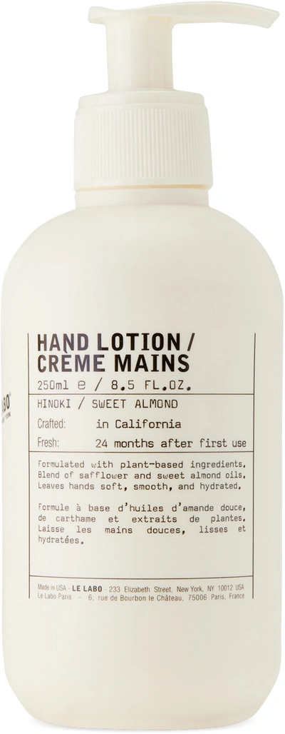 Le Labo Hand Lotion – Hinoki, 250 ml In Na