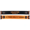 RUFFNECK SCARVES ORANGE/BLACK HOUSTON DYNAMO TWO-TONE SUMMER SCARF