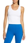 Sweaty Betty Athlete Crop Seamless Tank Top In White