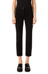 Akris Punto Maru Ankle Tapered Leg Jeans In Black