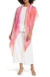 Nordstrom Print Modal & Silk Scarf In Pink Fields Of Color