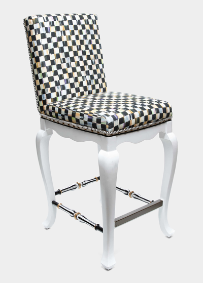 Mackenzie-childs Courtly Check Counter Stool