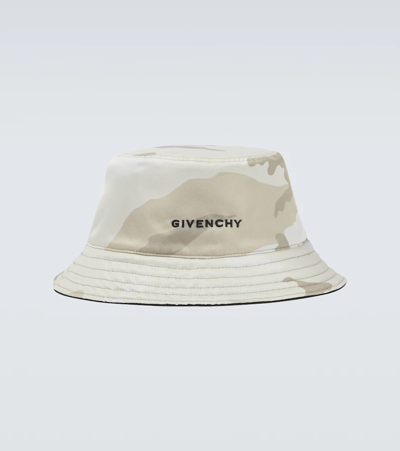 Givenchy Reversible Bucket Hat In Beige/brown