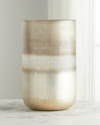 John-richard Collection Large Seabrook Glass Vase - 16.8"