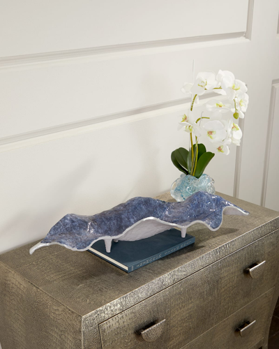 John-richard Collection Blue River Leaf Tray