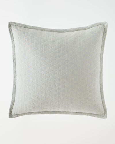 Tl At Home Boyce Sky Linen European Sham In Blue