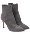 GIANVITO ROSSI LEVY SUEDE ANKLE BOOTS