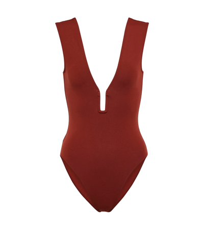 【ERES】ultime une swimsuit Eres Une Ultime Solid One-piece Swimsuit In Red | ModeSens