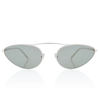 Saint Laurent Sl 538 Cat-eye Sunglasses In Silver