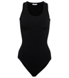 Alaïa Alaia Sleeveless Bodysuit In Ribbed Viscose In Black