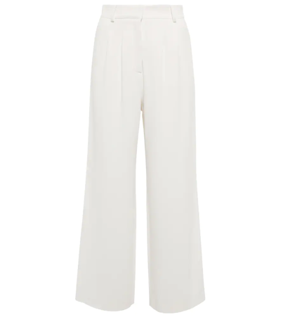 Etro Pleated High-rise Cropped Trousers In 9993