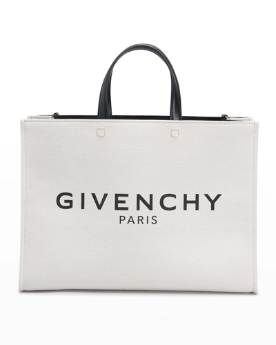 Givenchy Medium G Tote Shopping Bag In Beige