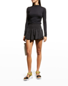 Fp Movement By Free People The Way Home Mini Skort In Black