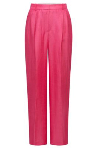 Hugo Boss Pink Women's Formal Pants Size 12
