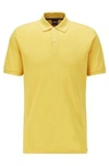 Hugo Boss Yellow Men's Polo Shirts Size L