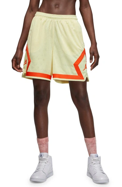 Jordan Women's  (her)itage Diamond Shorts In Yellow