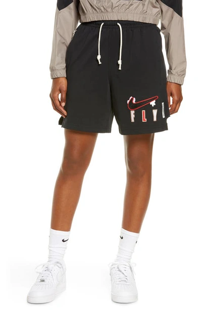 Nike Standard Issue Fleece Shorts In Black