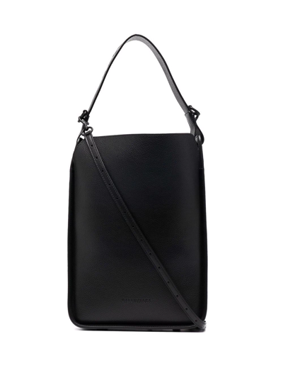 Balenciaga Black Tool 2.0 Small Leather Tote Bag In 1090