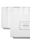 VOTARY PACK OF FIVE COTTON FACE CLOTHS